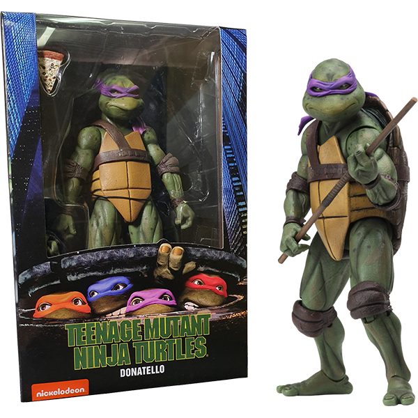 51434 Pop Vinyl 1990-Donatello Teenage Mutant Ninja Turtles 1990 Donatello Figurine de Collection Funko Multicoleur